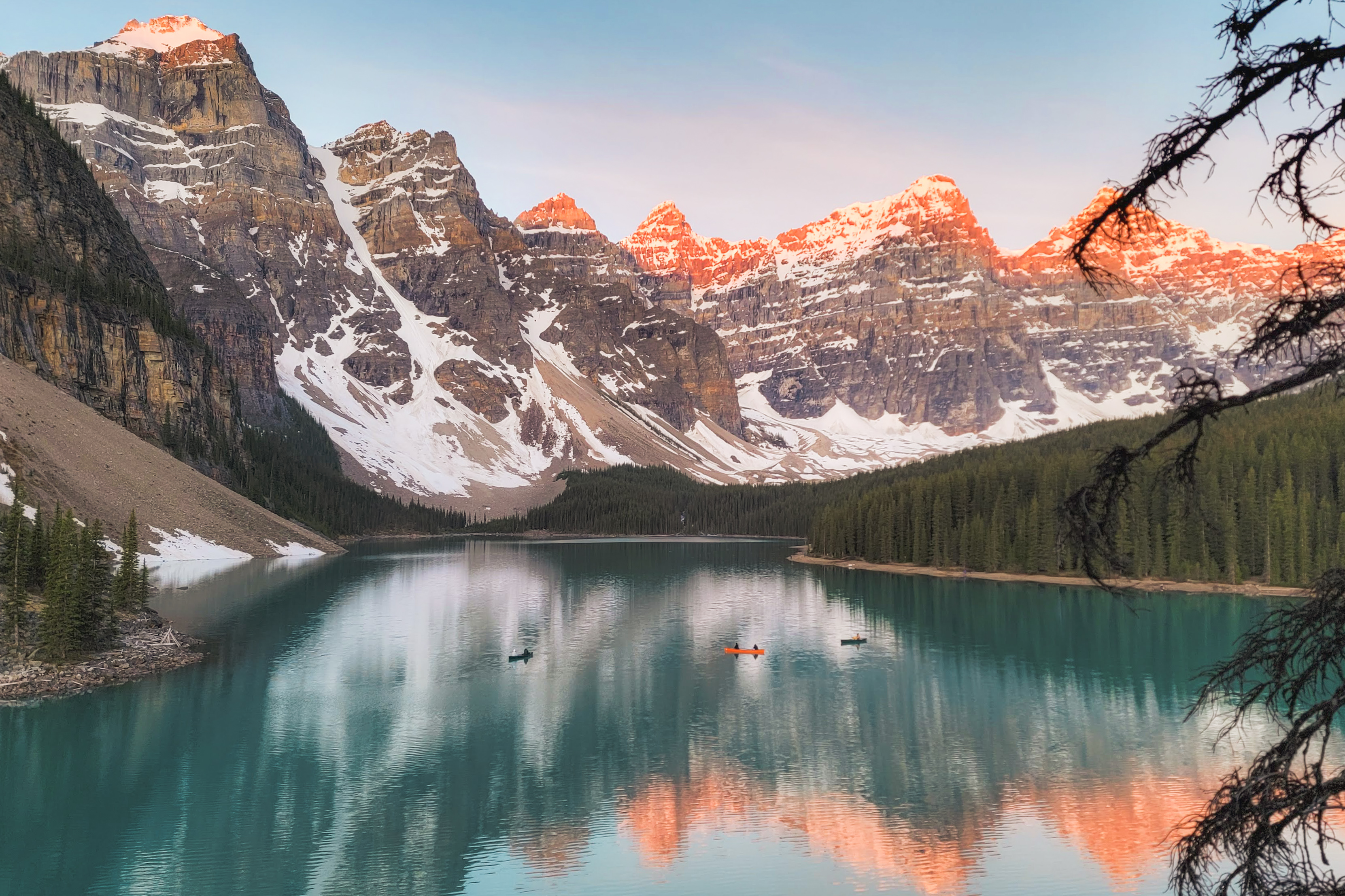 Moraine Lake sunrise