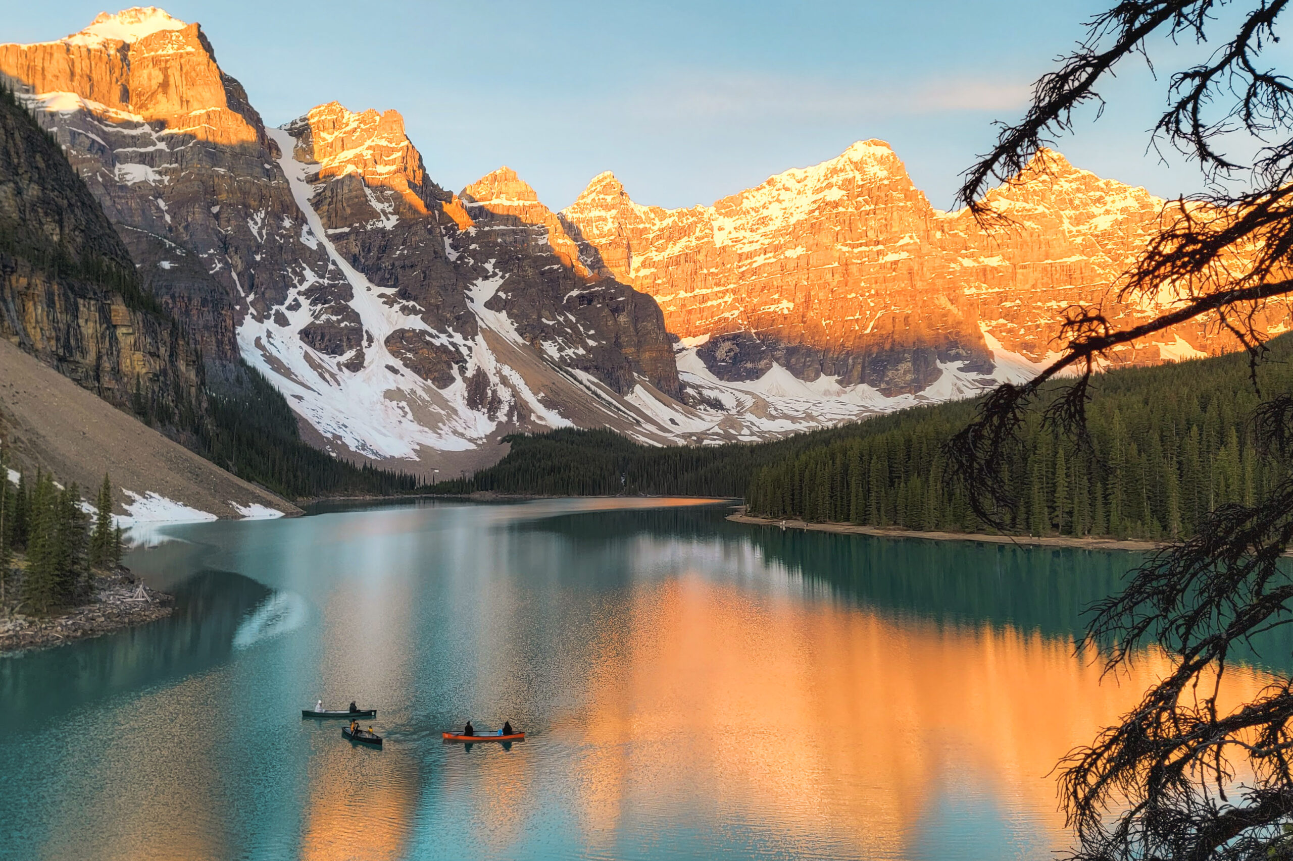 How to get to Moraine Lake Featured Photo, Moraine Lake Sunrise