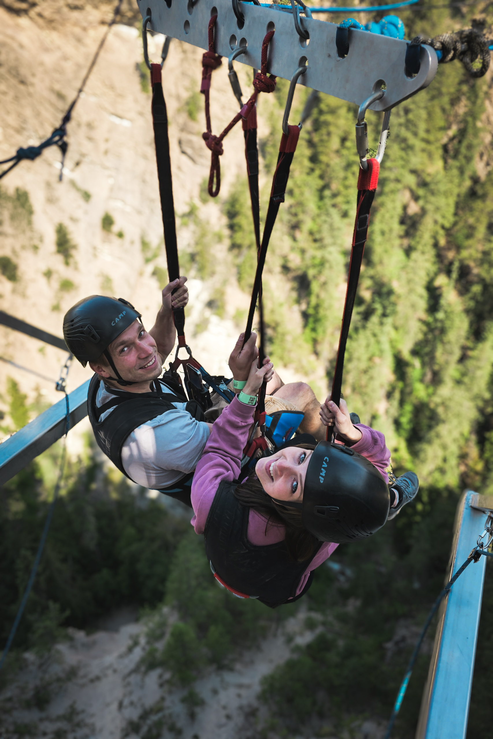 Golden Skybridge Canyon Swing