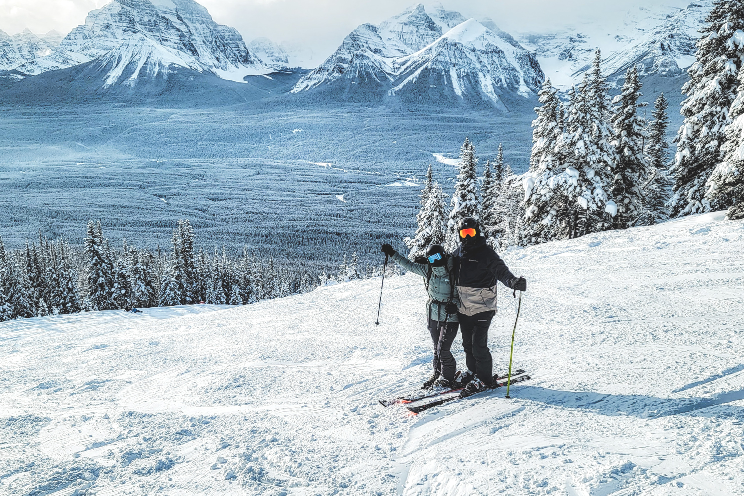 Skiing at Lake Louise