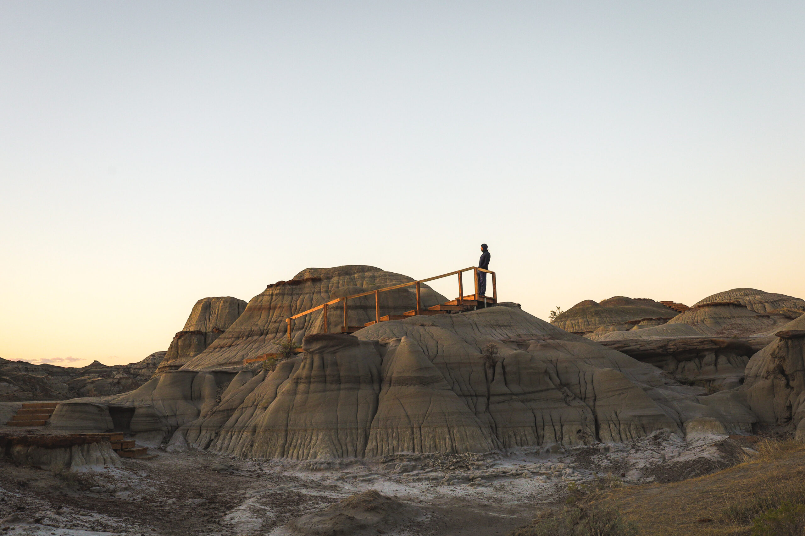 Sunset at Dinosaur Provincial Park