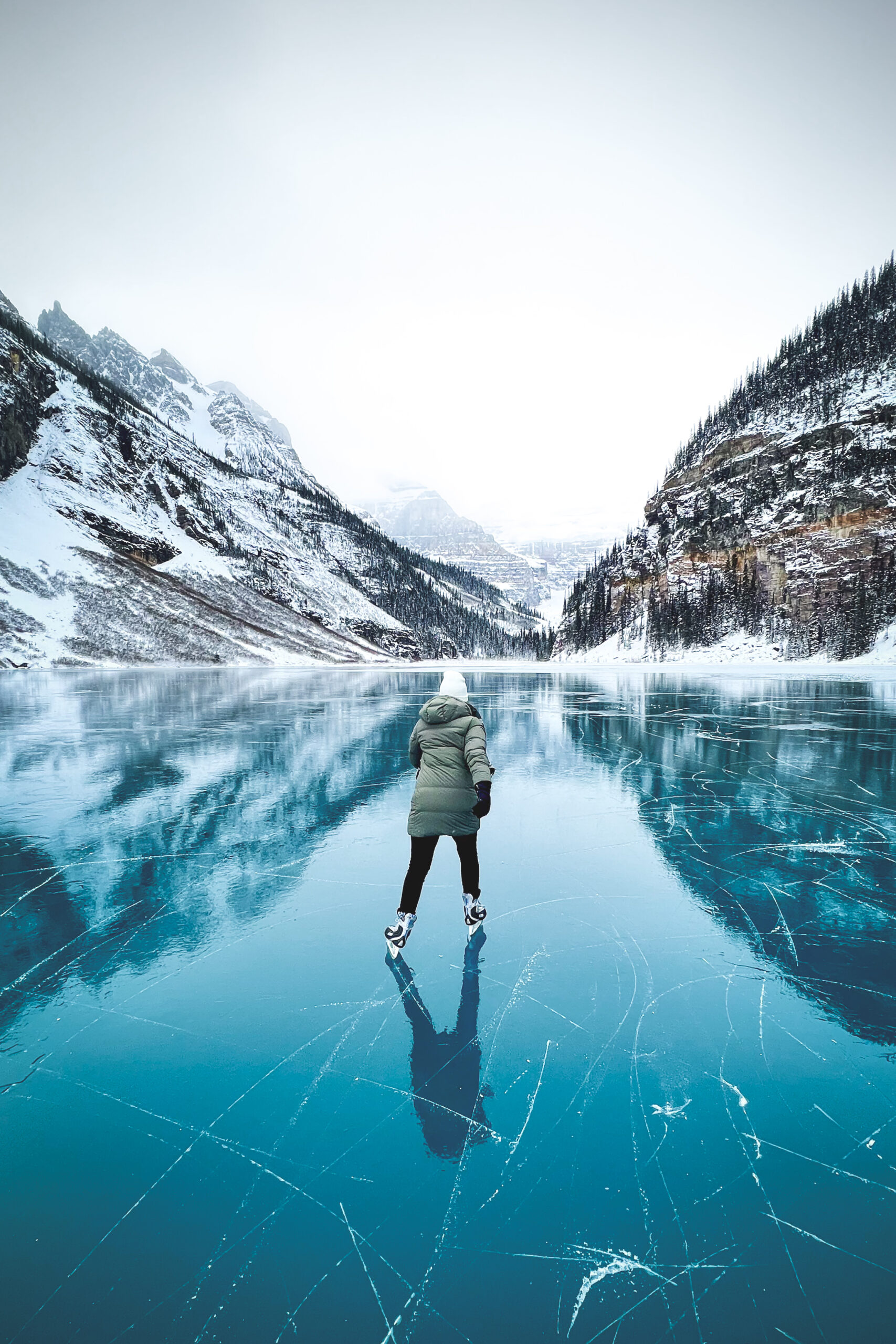 Banff in winter: wild ice skating