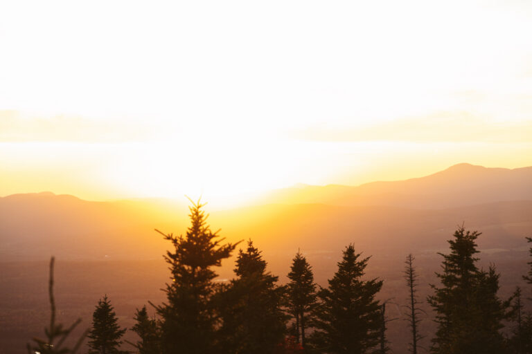 fall sunset form mont owls head